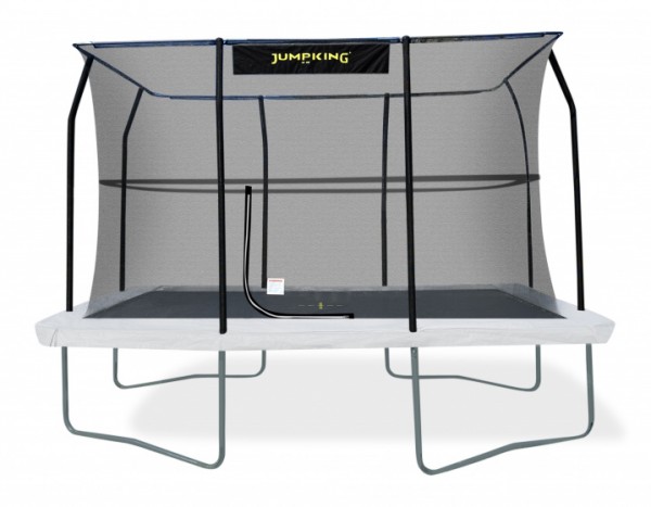 Jumpking Trampolin mit Sicherheitsnetz Pro, 180 x 275 cm, schwarz