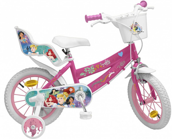 Disney Princess Mädchen - Fahrrad, 14 Zoll, Rosa