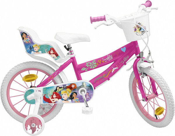 Disney Princess Mädchen - Fahrrad, 16 Zoll, Rosa