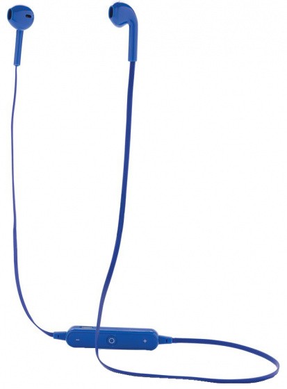 XD Collection Kopfhörer Bluetooth 70 cm ABS/EVA, blau, 3-teilig